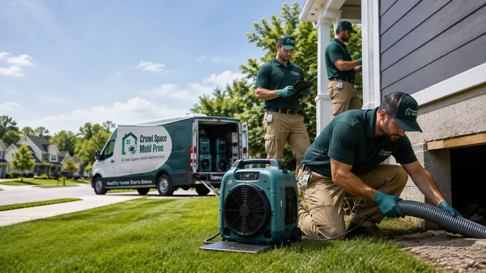 Crawl Space Mold Removal in Barnum, MN